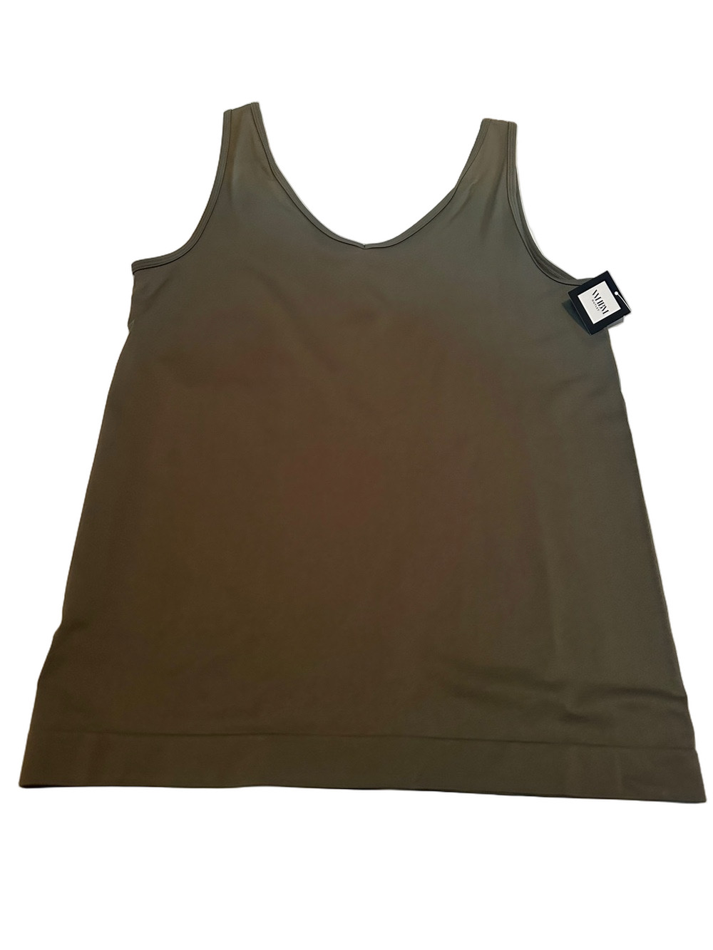 White House Black Market Olive Tank Top Large